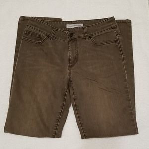 Chico's Gray Platinum Denim Jeans in Size 0 Short